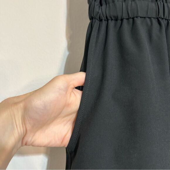 Abercrombie & Fitch Black Travelers Sleeveless Jumpsuit Size Small Tall - Picture 3 of 8